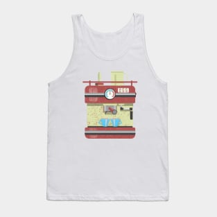 Red vector coffee machine Tank Top